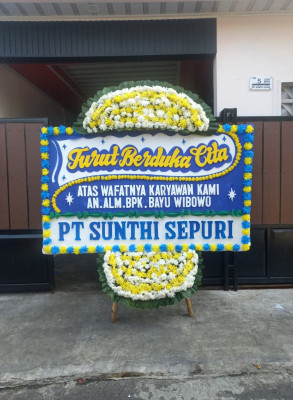 Papan Bunga Duka di Silebu