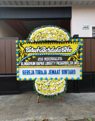 Papan Bunga Duka di Silebu